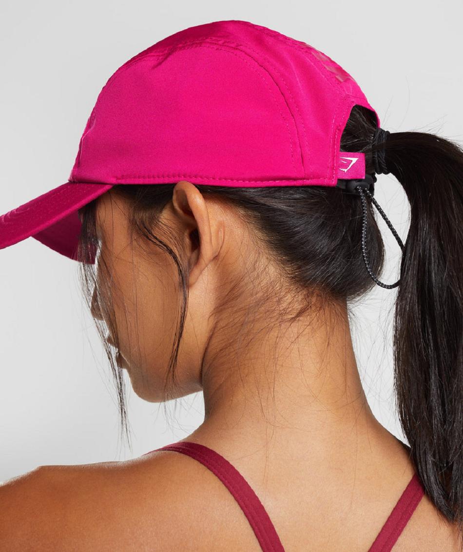 Sombreros Gymshark Logo 5 Panel Cap Mujer Rosas | CO 3036NWY